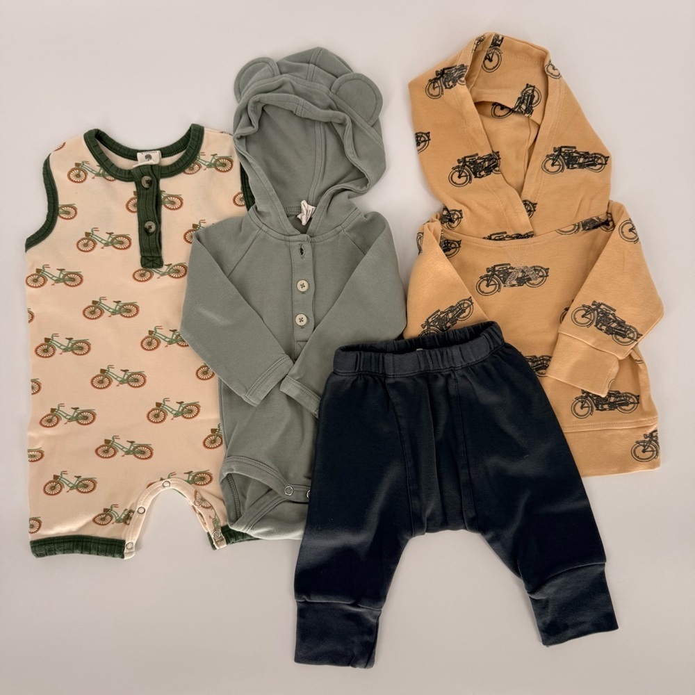 Lot of Kate Quinn Organic Cotton Baby Clothes Size 3-6m/6-12m
